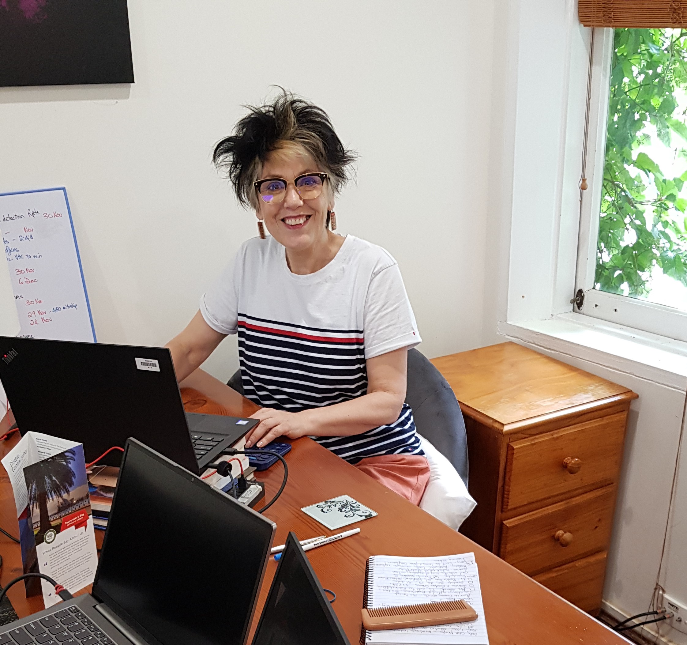 Marlene welcomes her readers to afootwego.com