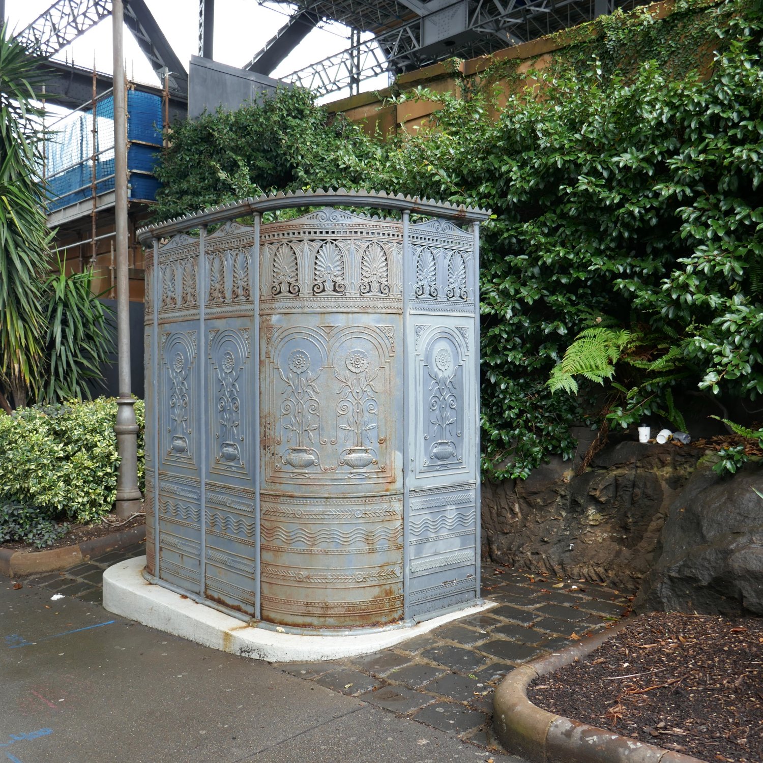 An antique cast iron urinal, sited in upper George Street, which has been in use since the 1880s