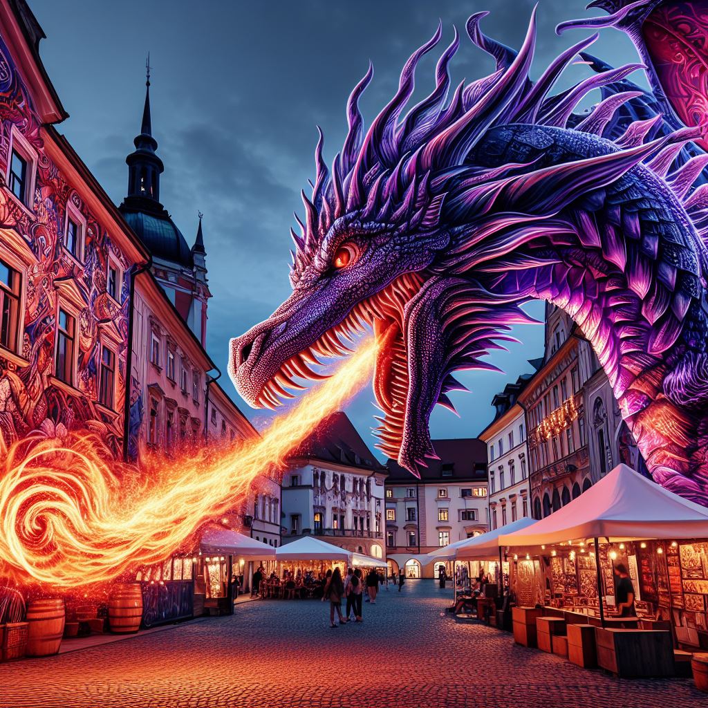 The Dragon Champion’s fiery breath