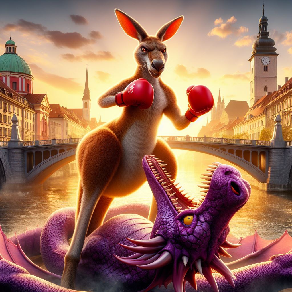 Skippy forces the Dragon Champion to concede