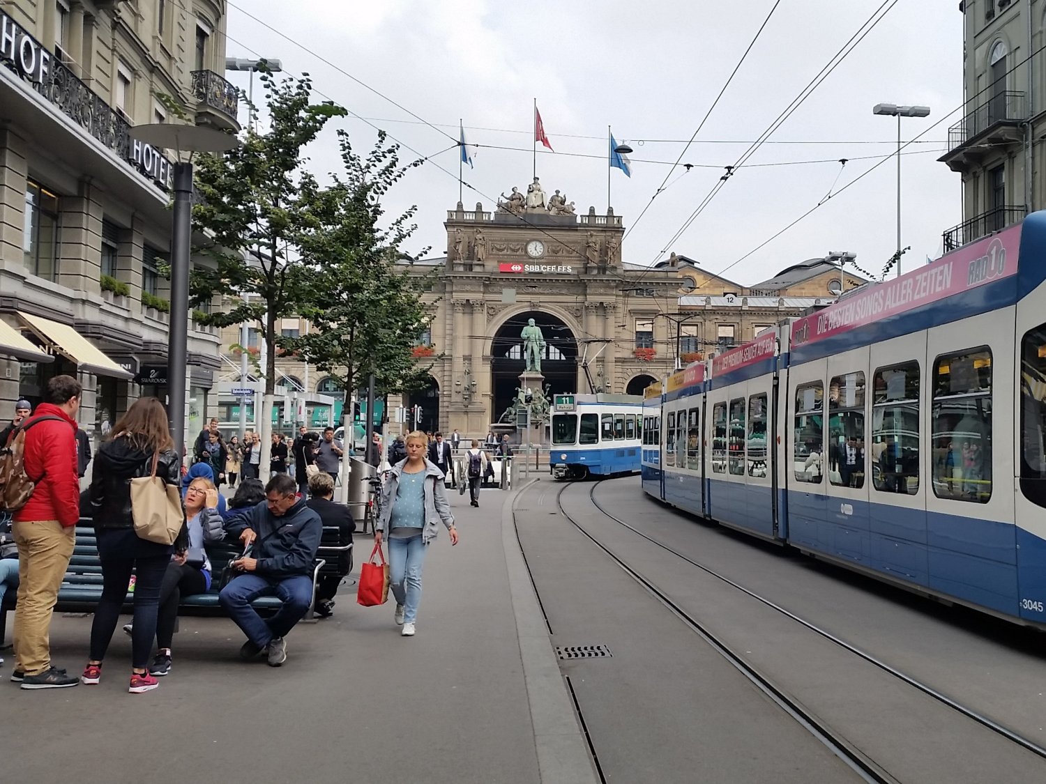 image of trams in Munich