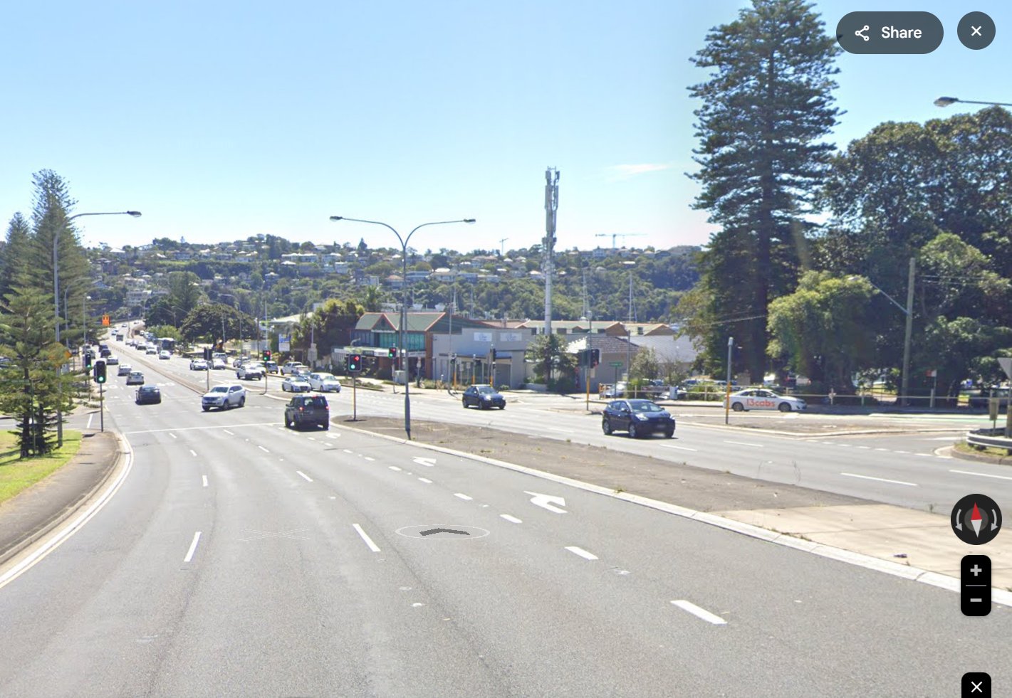 Approaching the traffic lights at the Parriwi Road junction - Credit: Google Maps