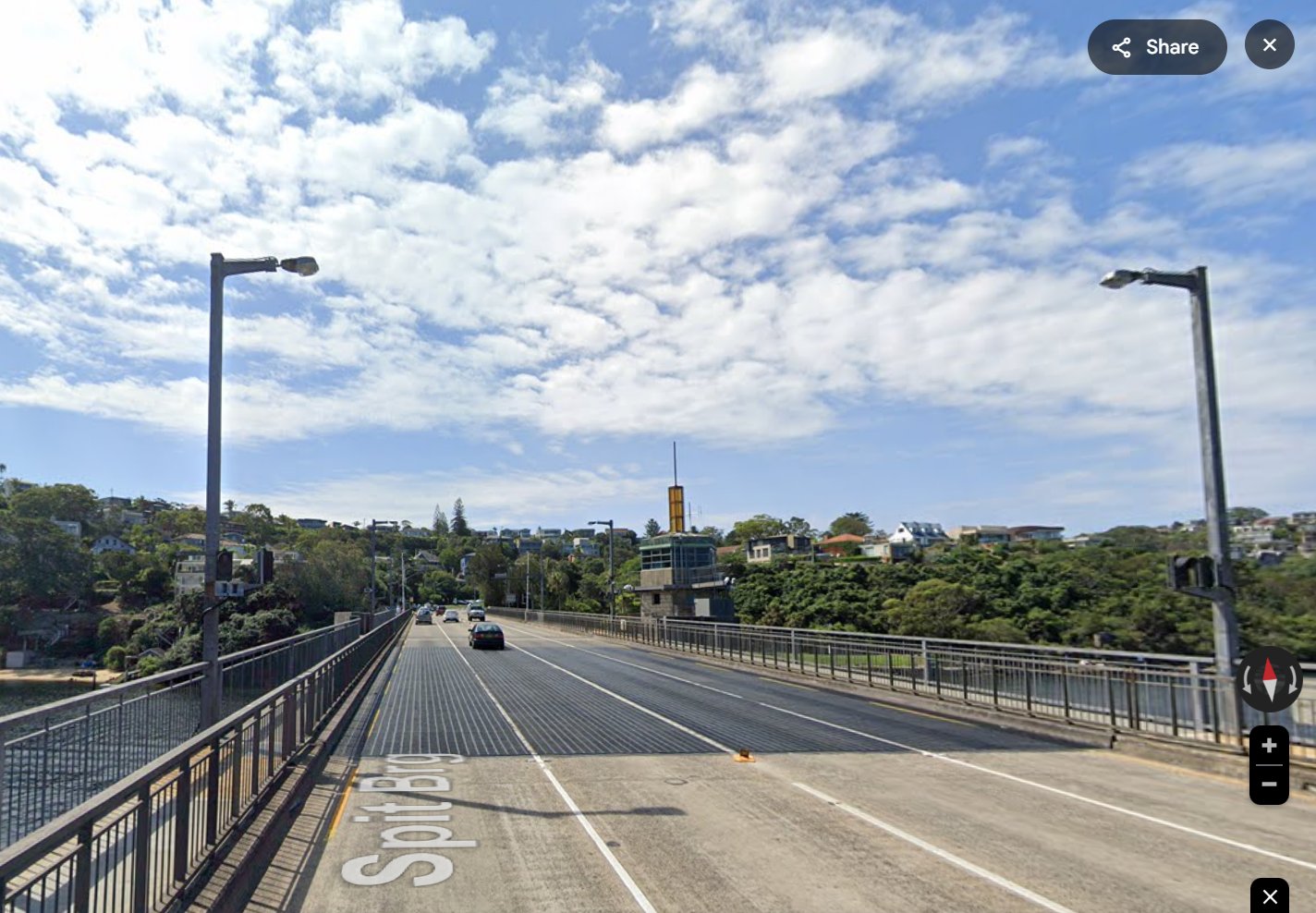 Approaching the bascule section of The Spit Bridge - Credit: Google Maps