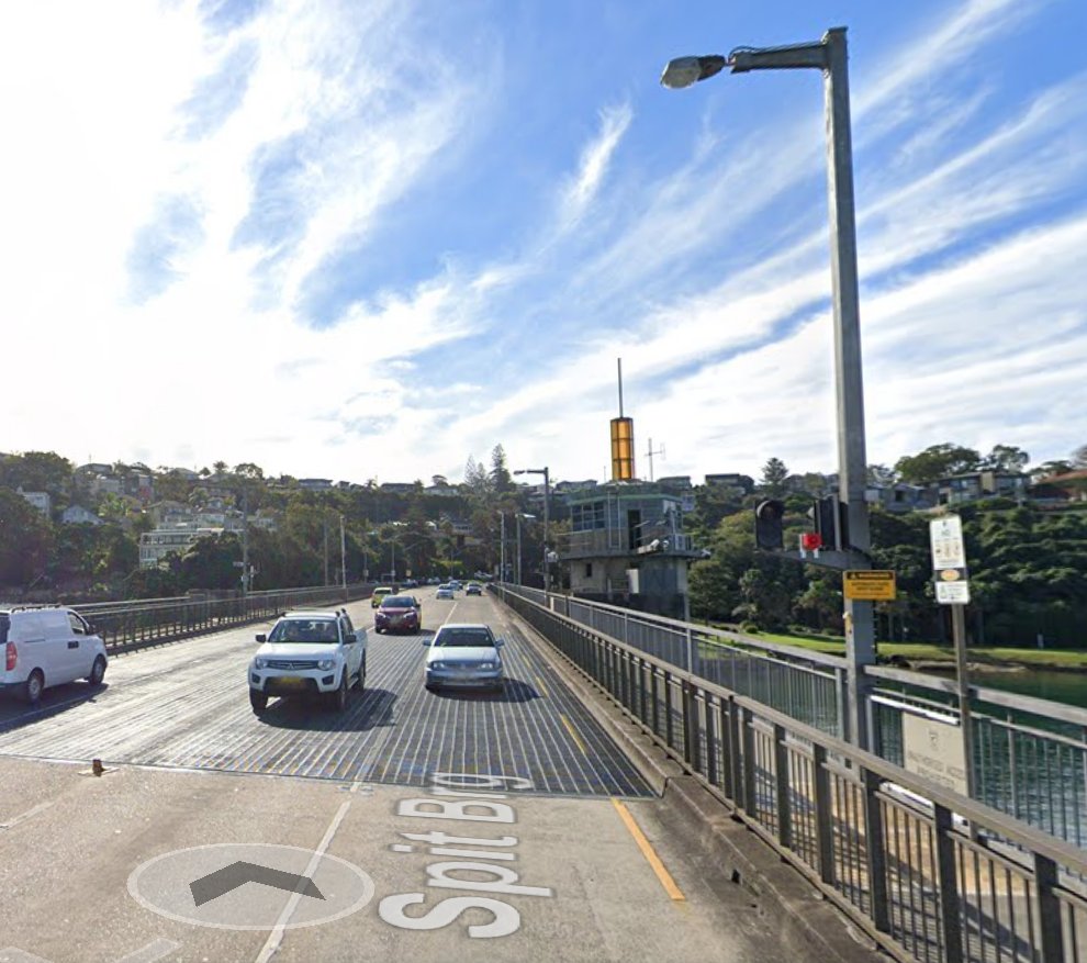 The Spit Bridge bascule section - Credit: Google Maps