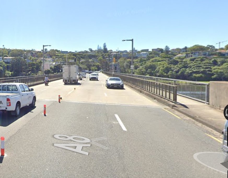 Pedestrian footpath on the eastern side of the A8 - Credit: Google Maps