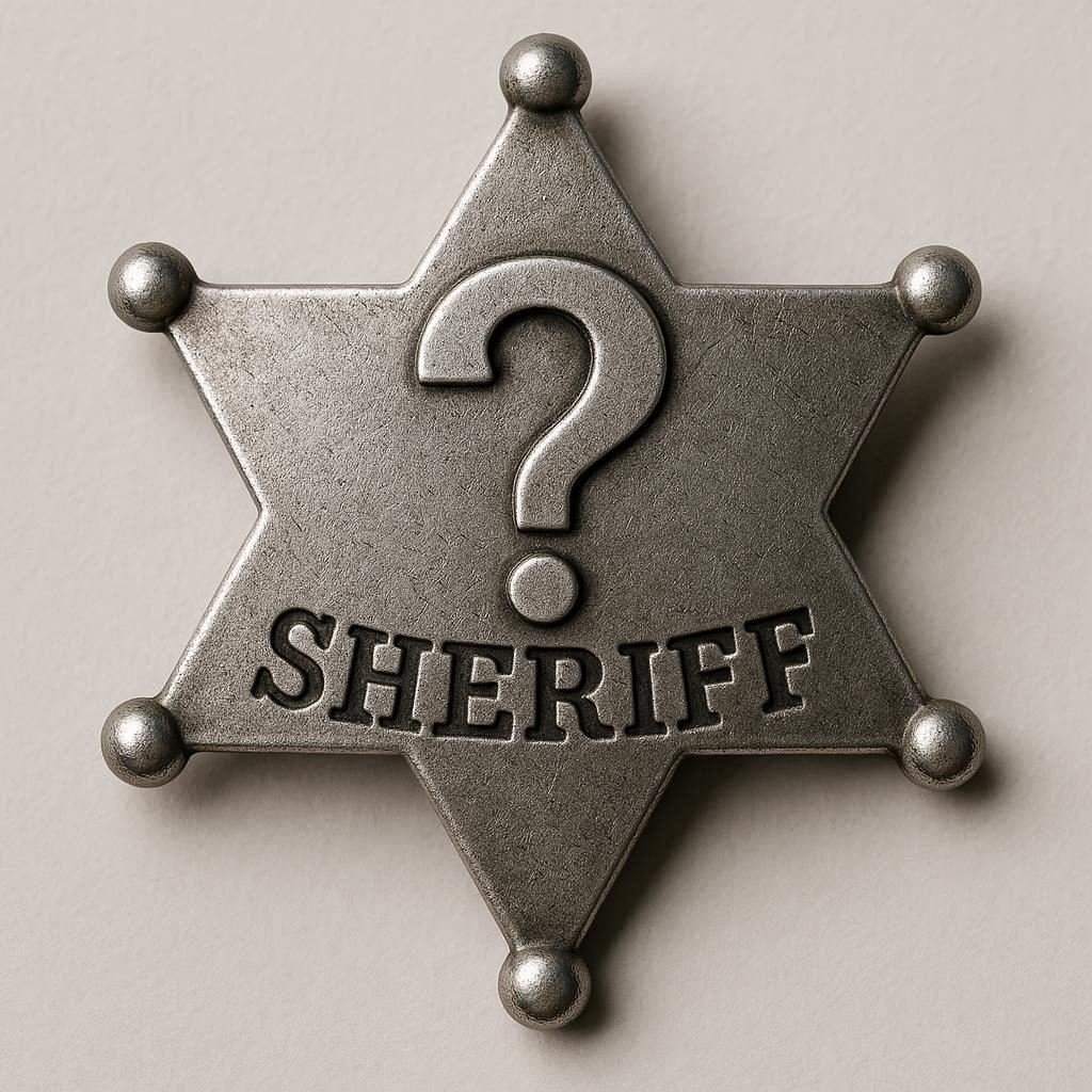 Image of a Sheriff's 6-pointed Star