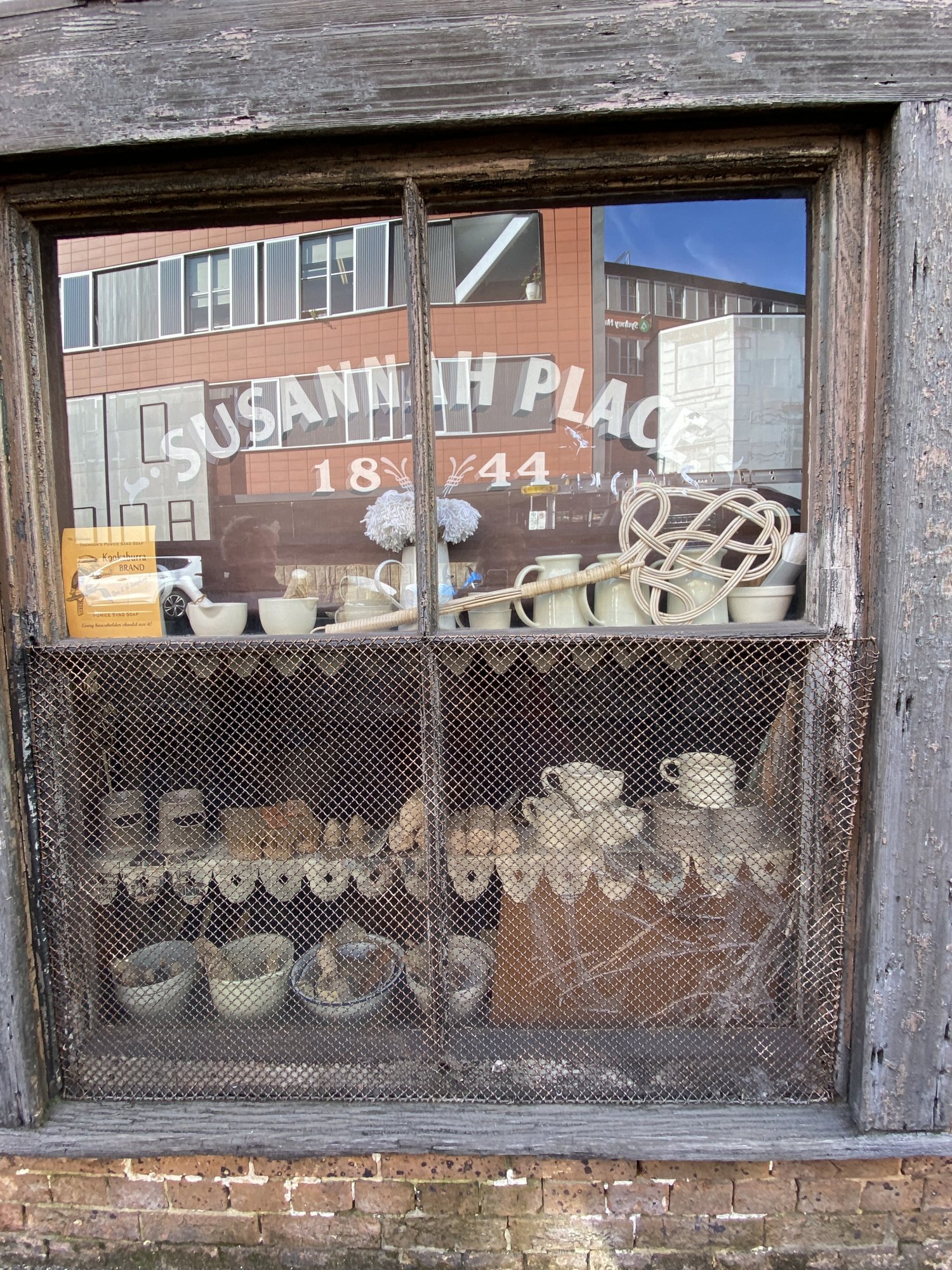 Image showing the shop window at Susannah Place Museum