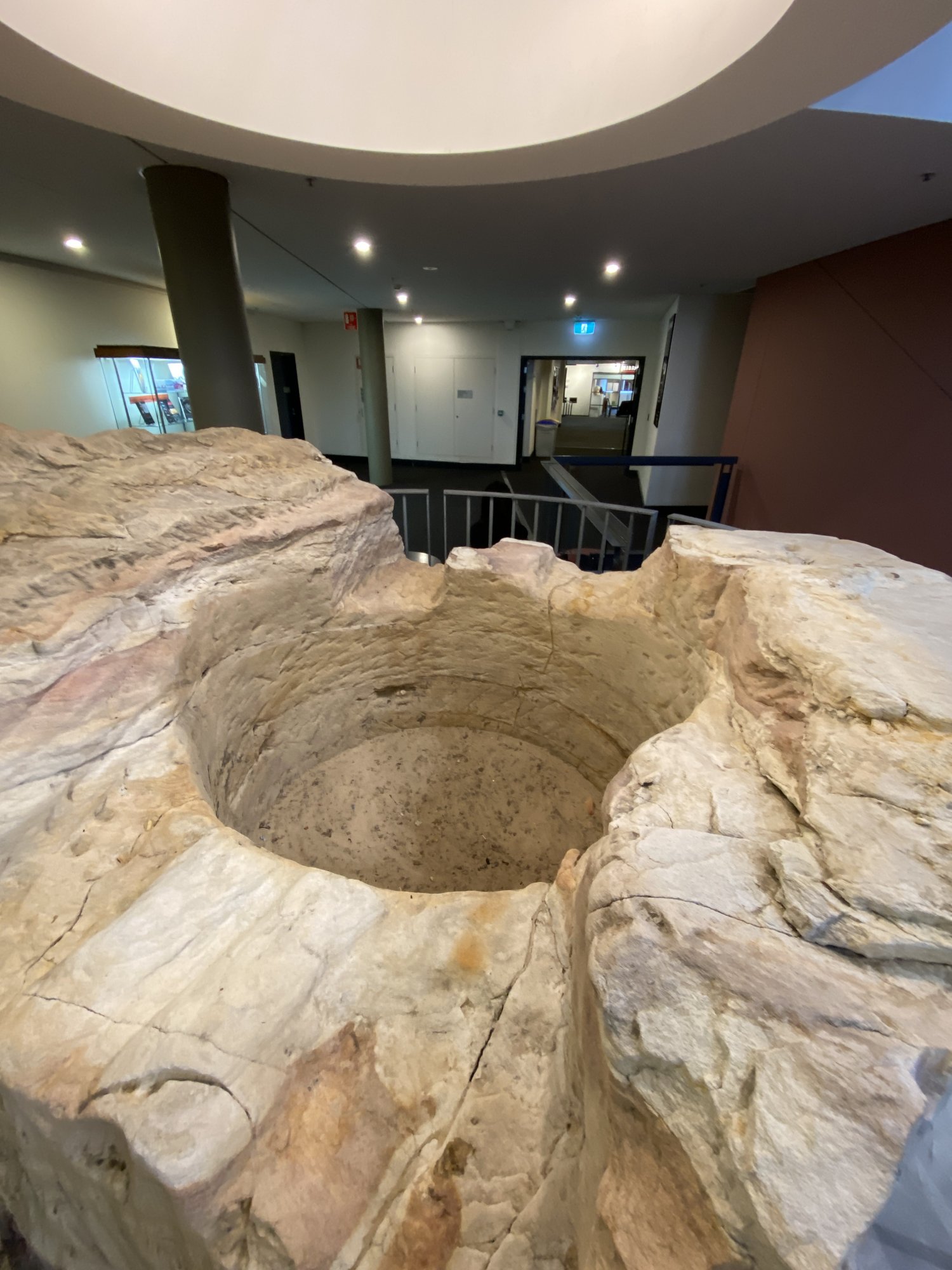 Image of the remains of the old well from the original stables