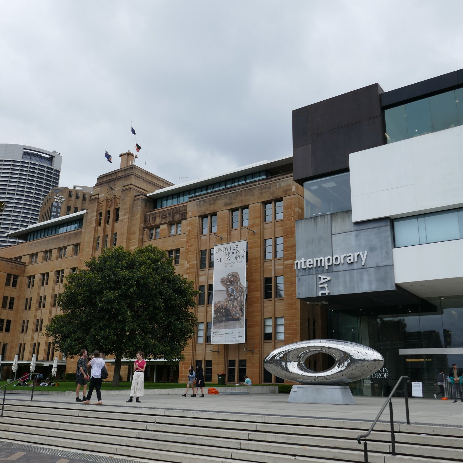 image showing the Circular Quay frontage of Sydney's Museum of Contemporary Art