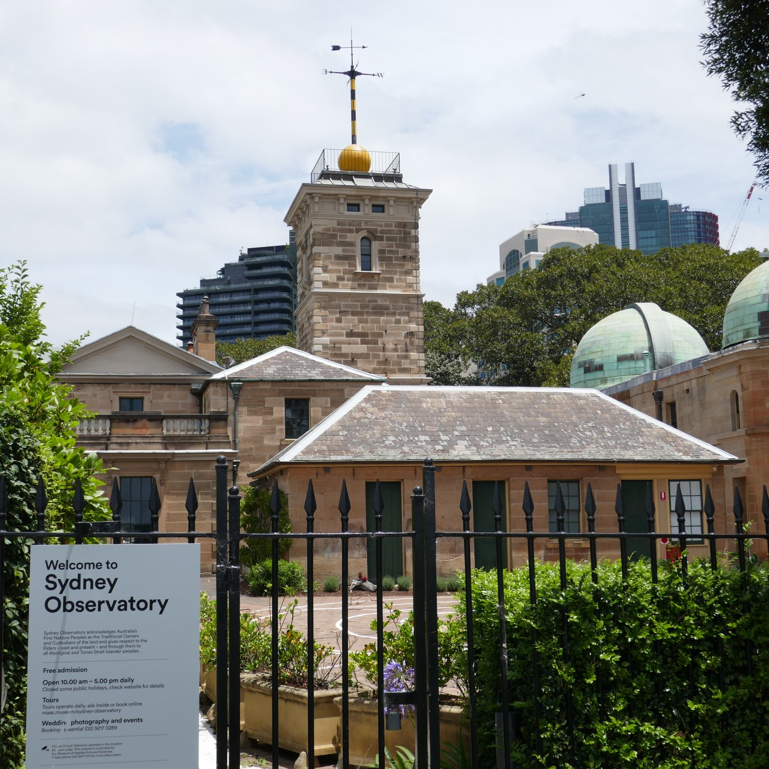 image of Sydney Observatory, on Observatory Hill at Millers Point