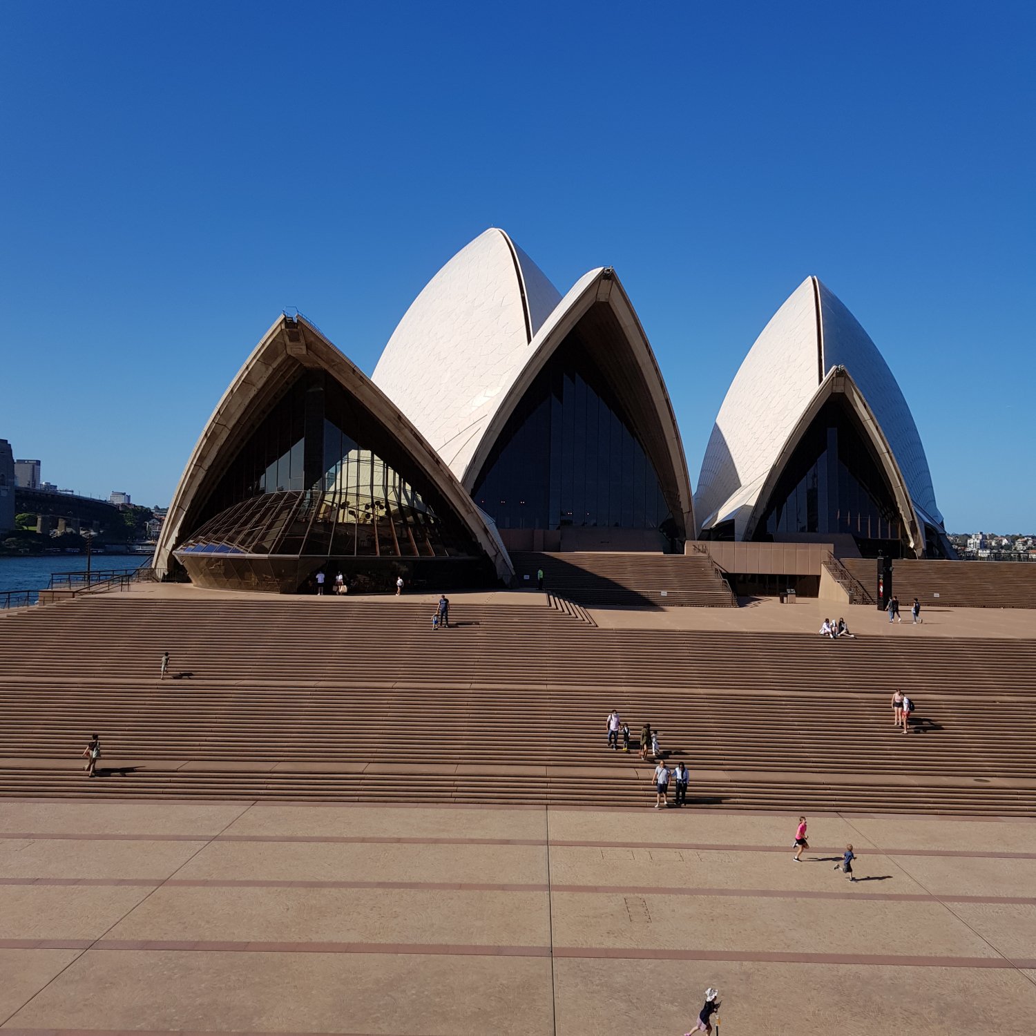 image showing the Sydney Opera House, with the 300 Monumental Steps in the foreground