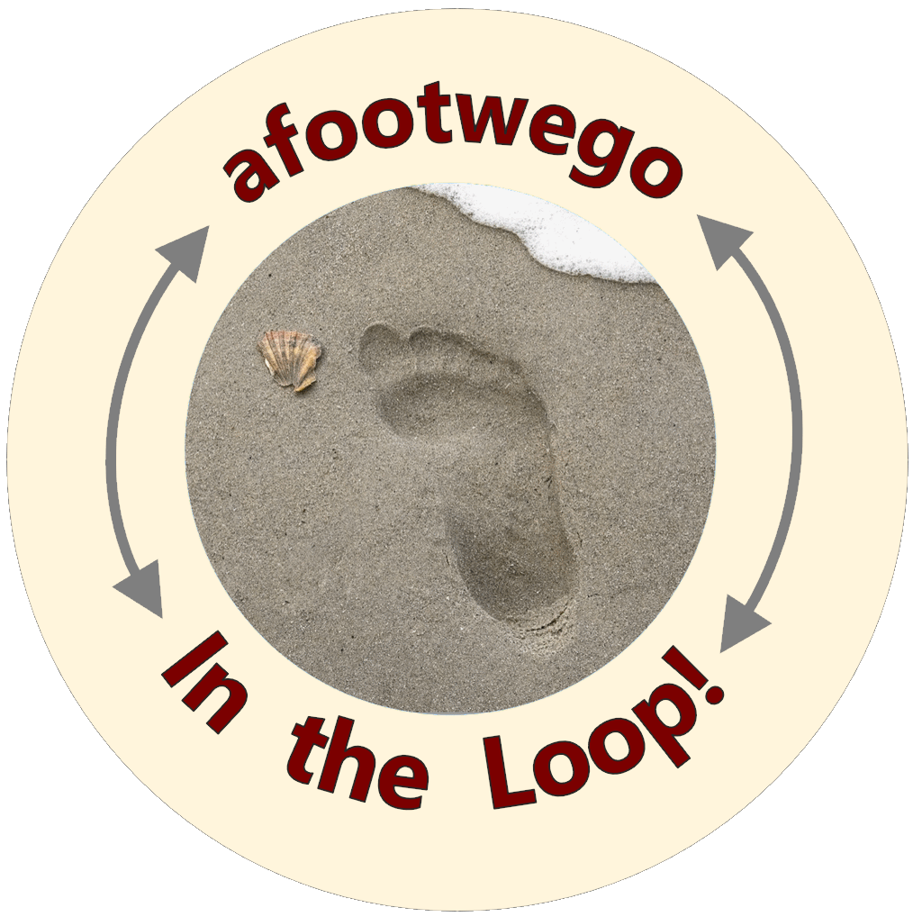 afootwego Logo for In The Loop newsletter