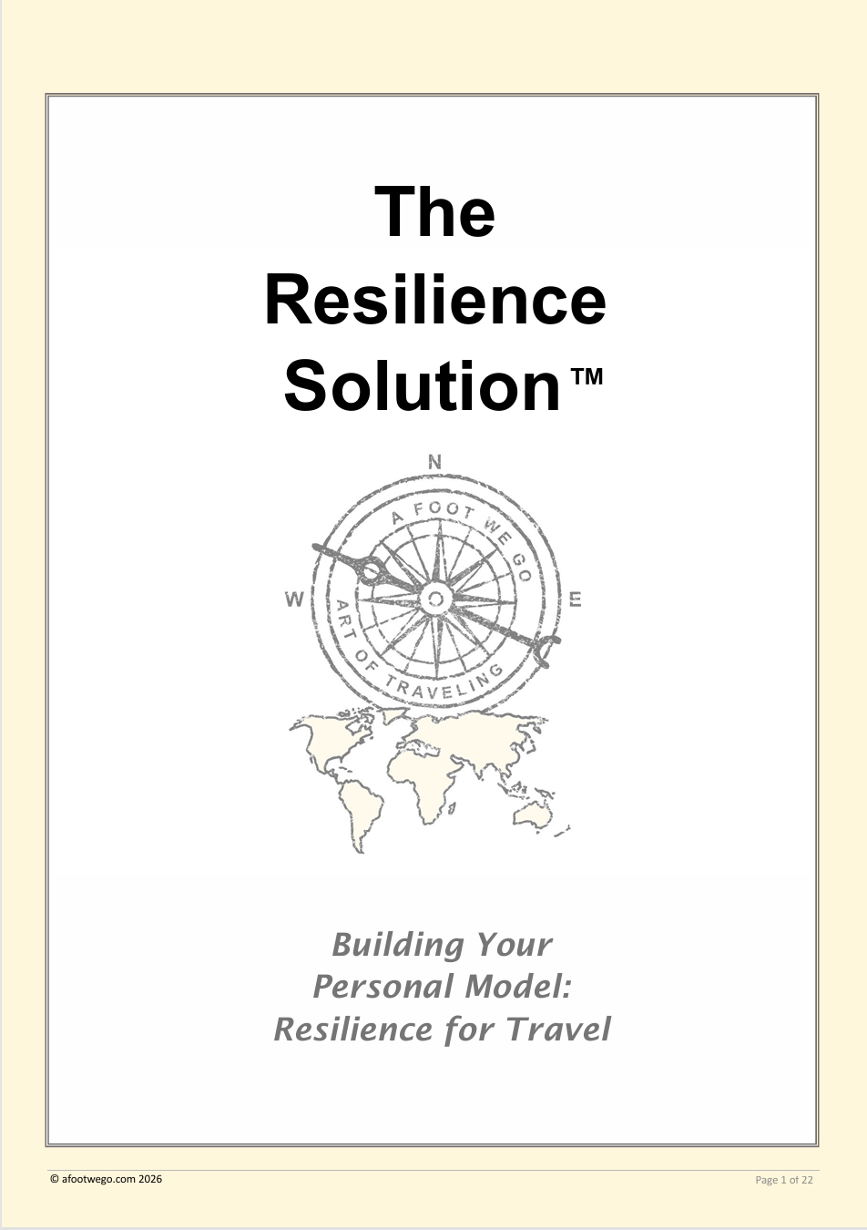 image of The Resilience Solution cover page